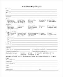 Maybe you would like to learn more about one of these? Free 8 Video Proposal Forms In Pdf Ms Word