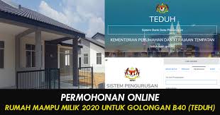 It is also one of the government's ways to this initiative sounds amazing, so let's take a look at the requirements set by the kementerian perumahan dan kerajaan tempatan (kpkt). Permohonan Online Rumah Mampu Milik 2020 Untuk Golongan B40 Teduh