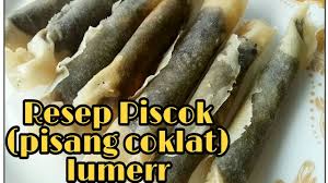 Resep piscok lumer untuk jualan. Resep Piscok Lumer Isi Cokelat Bubuk Youtube