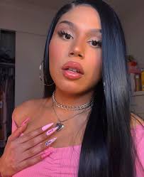 gisellesanxhez looking like a WHOLE A$$ QUEEN in our Pink Louis set! So  hyped to have my work being worn by this bae 😍💕✨‼️