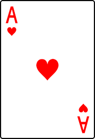 Most often, each card bears one of several pips (symbols) showing to which suit it belongs; Ace Of Hearts Playing Card Free Clip Art Hearts Playing Cards Ace Card Printable Playing Cards