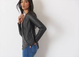 Open Faux Leather Jacket Faux Leather Jackets Fitted Midi Dress Leather Jacket