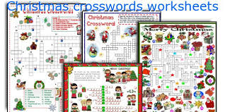 Nearly all of these puzzles … Christmas Crosswords Worksheets