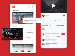 Youtube Redesign Mobile App Design Inspiration Youtube Design App Interface Design