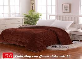 Chăn lông cừu Queen - Nâu mắt hổ