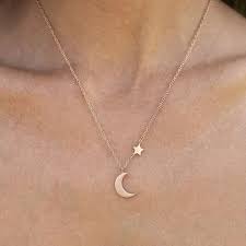 Fashion Necklace Diy Pearl Set Diamonds By The Yard Gold Sideways Cros Clotheoo Namenecklace In 2020 Star Necklace Gold Star Jewelry Star Charm Necklace