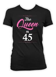 Birthday Present Ideas For Wife 45th Funny Birthday T Shirt 45th Birthday Gift Ideas For Women Etsy In 2020 Birthday Shirts Birthday Tshirts Custom Shirts