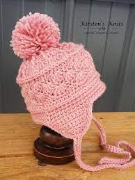 Pattern La Vie En Rose Earflap Hat Crochet Hats Crochet Baby Hats Crochet Hat Pattern