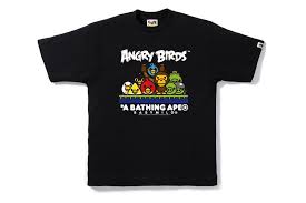 A bathing ape bape 1st green camo mask brand new 100% authentic. Angry Birds X A Bathing Ape Baby Milo Tee A Bathing Ape Angry Birds Clothes