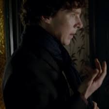 What was Sherlock about to remark about Molly's boyfriend?