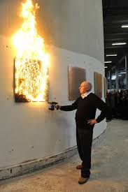 Pin By Amber Rousseau On Art Fire Painting Fire Art Installation Art