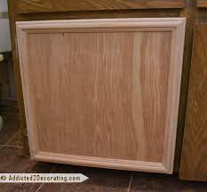 Bathroom Makeover Day 3 How To Make Cabinet Doors Without Using Special Tools Addicted 2 Decorating Diy Cabinet Doors How To Make Cabinet Doors Cupboard Doors Makeover