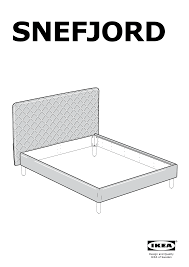 Keep your shoes organized, clean and out of the way with ikea's collection of practical shoe cabinets, racks, benches and organizers for affordable prices. Ikea Snefjord Bed Frame Assembly Instruction Free Pdf Download 8 Pages