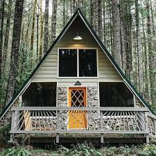 Happy A Frame In Washington State A Frame Cabin Tiny Cabin A Frame House