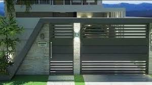 These custom designed modern gates were crafted out of slick stainless steel frames with frosted glass panes that are typically used in modern architecture today. 100 Modern Gates Design Ideas 2021 Decor Puzzle Youtube