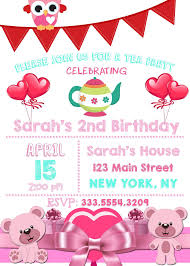 Birthday Party Invitations Online Free High Tea Birthday Party Invitations Garden Tea Party Birthday Invitations Hig In 2020 Birthday Party Invitation Wording Party Invite Template Birthday Invitations