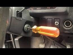 How do you start a truck with a screwdriver. How To Make A Screwdriver Key Youtube