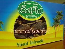 Kenapa saya memilih kurma keluaran yusuf taiyoob kerana bagi saya yang biji kurmanya agak tahan lama, berkualiti, segar dan juga sedap. Kurma Yusuf Taiyoob Dari Yumy Goodish