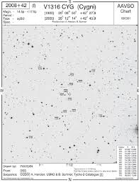 Aavso Observing Chart For V1316 Cyg Courtesy Aavso