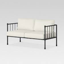 fernhill metal patio loveseat linen threshold koltuklar mobilya karyola