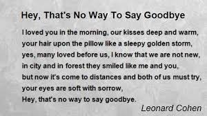 We did not find results for: Goodbye Poems Poems For Goodbye Poem Hunter