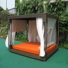 Outdoor cabana outdoor shade outdoor daybed outdoor furniture outdoor decor outdoor ideas patio design garden design pool houses. Most Popular Outdoor Furniture Rattan Daybed With Canopy Sun Bed Lounge Rattan Bed Wicker Cabana No Curtain To Sea Port By Sea Rattan Daybed Outdoor Furniture Daybedoutdoor Rattan Daybeds Aliexpress