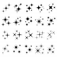 Shiny Sparks Silhouettes Twinkle Star Particles Glitter Sparkles And Magic Sparkle Isolated Silhouette Icons Set In 2021 Sparkles Background Twinkle Star Icon Set
