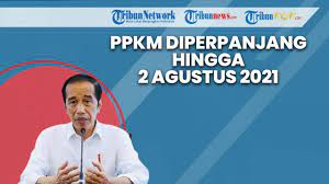 Ppkm diperpanjang sampai tanggal berapa? Breaking News Presiden Jokowi Umumkan Ppkm Level 4 Diperpanjang Hingga 2 Agustus 2021 Youtube