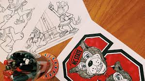 Every page is available in three modes: Wolfpack Coloring Pages Nc State Alumni Association