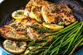Check spelling or type a new query. Lemon Garlic Mahi Mahi With Pan Seared Asparagus Rosemarie S Kitchen