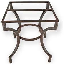 Pictured in black finish dimensions: Corinthian End Table Base Only Table Tops And Bases By Timeless Wrought Iron Houzz