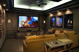 Huntington Homes Craig Ranch Media Room Mckinney Tx Plan 4296a Home Cinema Room Home Theater Room Design Media Room Ideas Theatres