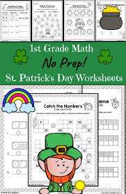 St Patrick S Day 1st Grade Math Worksheets In 2020 1st Grade Math Worksheets 1st Grade Math 1st Grade Activities