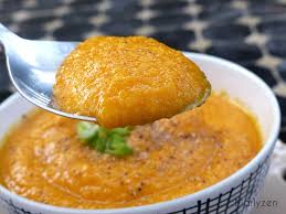 Creme De Carottes Glacee Au Cumin Creme De Carotte Carottes Glacees Recettes De Cuisine