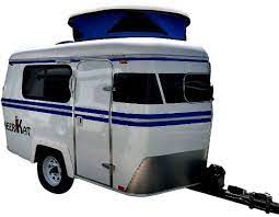 Compact camper van fits a bathroom, sleeps two. What Travel Trailers Are Under 1500 Lbs 7 Lightweight Favorites