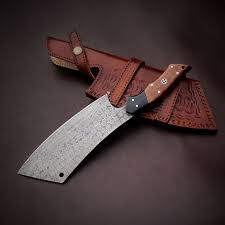 Handmade Damascus Steel Chef Kitchen Cleaver Knife Micarta Handle Vk1099 Facas Artesanais Facas E Espadas Cutelaria