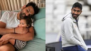 Top order batsman rohit sharma, who open innings in odis, blessed with a baby girl. Rohit Sharma S Daughter Imitates Jasprit Bumrah S Action Sportstar