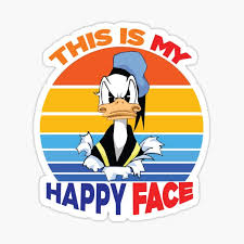 # disney # donald duck # talk to the hand # when someone asks me for help # national donald duck day. Angry Donald Duck Stickers Redbubble