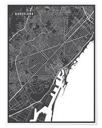 Address:passeig dels castanets,21,08035 barcelona, spain. Barcelona Spain Map Posters And Prints Posterlounge Com