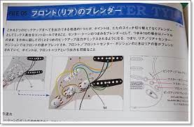 ストラトキャスターのブレンダー配線 取り付けと比較 ギター改造ネット ストラトキャスター ギター 改造 ブレンダー