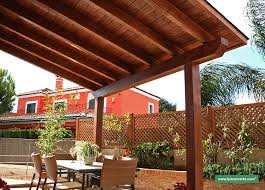 Terrazas techadas, porches, ideas para decorar terrazas con techo, terraza porche, terraza con techo de madera bricomaniatico pergola de dos aguas con pino laminado. Precios Pergola Madera