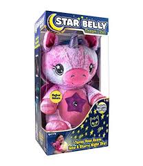 Ontel Star Belly Dream Lites Stuffed Animal Night Light Pink And Purple Unicorn Ontel Animal Night Light Purple Unicorn Night Light Kids