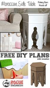 Diy Moroccan Side Table Plans Pottery Barn Knock Off Moroccan Side Table Diy Farmhouse Table Diy Furniture Plans