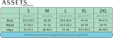 Assets By Spanx Size Chart Target Www Prosvsgijoes Org