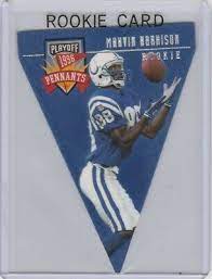 Page 1 of 1 start over page 1 of 1. Marvin Harrison Rookie Card 1996 Playoff Pennants Insert Foottball Rc Colts Ebay