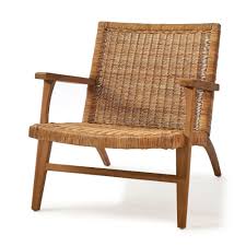 Riviera Maison Africa Lounge Chair Rattan Mernium Wood Rattan And Mernium Wood Wicker Loung Wood Lounge Chair Wicker Lounge Chair Comfy Living Room Furniture