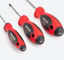 Phillips and Slotted Screwdriver Set - 4 Inch Shanks, 4-Piece (#1-#2,  3/16-1/4 in.)