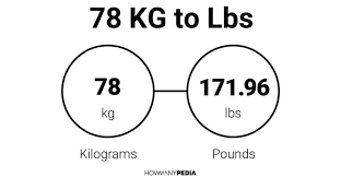 78 kg to lbs howmanypedia com