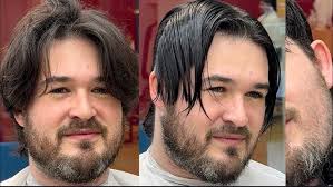 Cambio de look asombroso😱 TRABAJO A TIJERA #haircut #tutorial