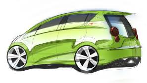 Chevrolet Spark Design Sketch Chevrolet Spark Chevrolet Chevy Sonic